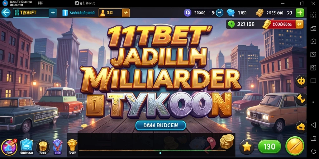 Screenshot 11TBET menampilkan pengelolaan bisnis yang seru.
