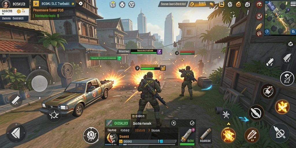 Screenshot gameplay <strong>BOSKU33</strong> menampilkan momen strategis yang mendebarkan.
