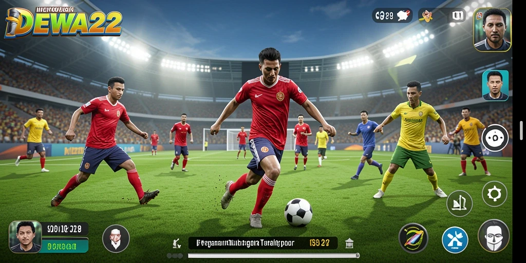 Tampilan permainan DEWA22 yang penuh aksi dan seru.