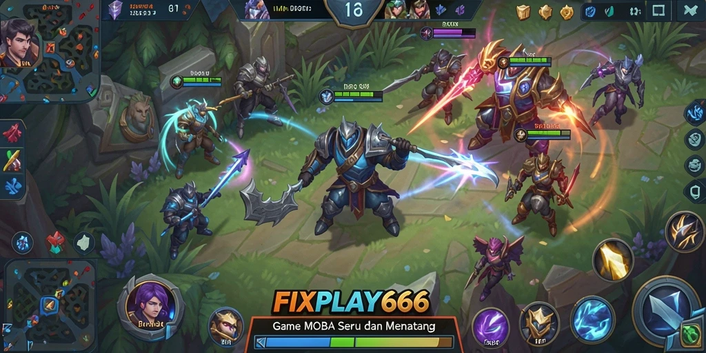 Tampilan gameplay FIXPLAY666 yang seru dan strategis.