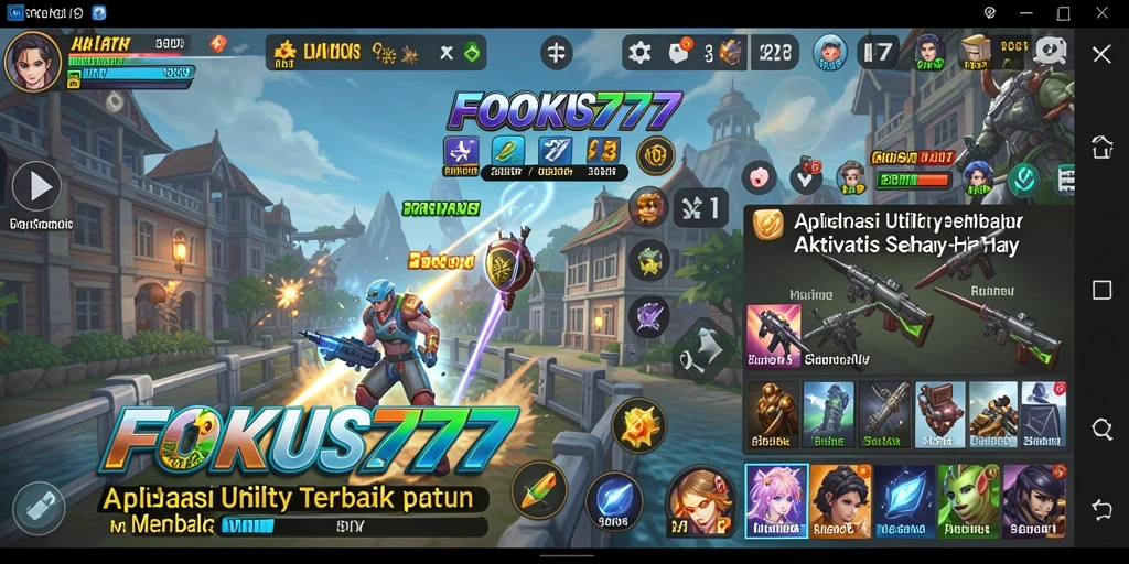 Tampilan antarmuka FOKUS777 yang intuitif dan modern.
