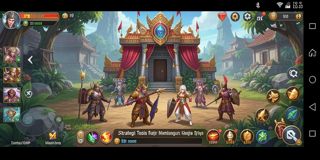 Tangkapan layar gameplay IDRRP dengan aksi strategi intens.
