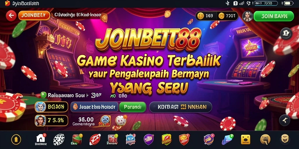 Tampilan gameplay Kasino yang memukau di JOINBET88.