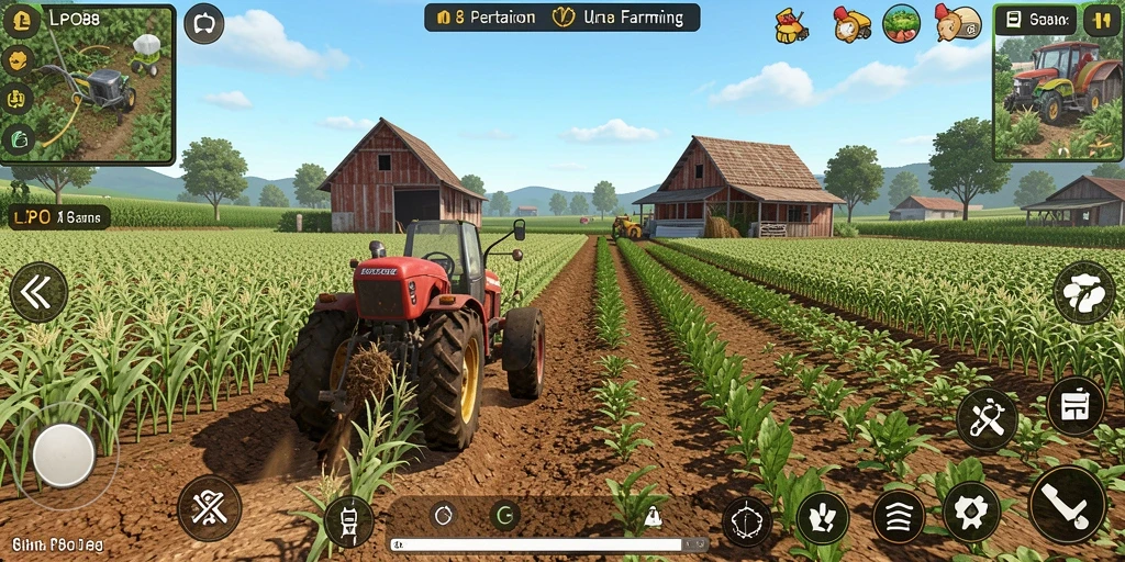 Tampilan menarik gameplay Farming di LPO88.
