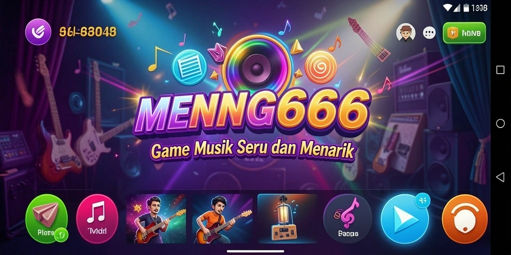 Tampilan menarik gameplay musik di MENANG666 yang menghibur.