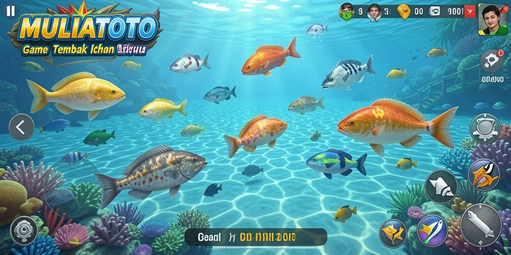 Gameplay seru Tembak Ikan di MULIATOTO