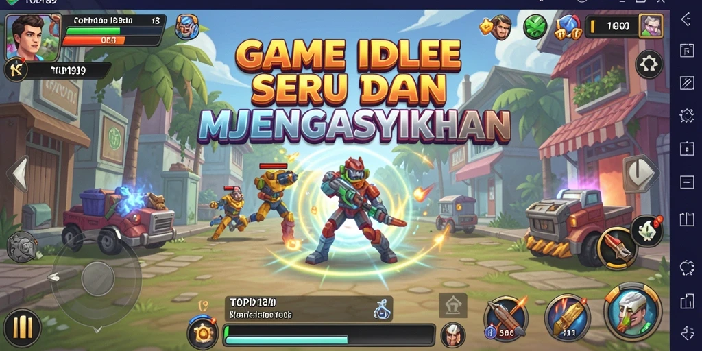 Screenshot gameplay TOPI189 yang menggambarkan aksi Idle yang mengasyikkan.